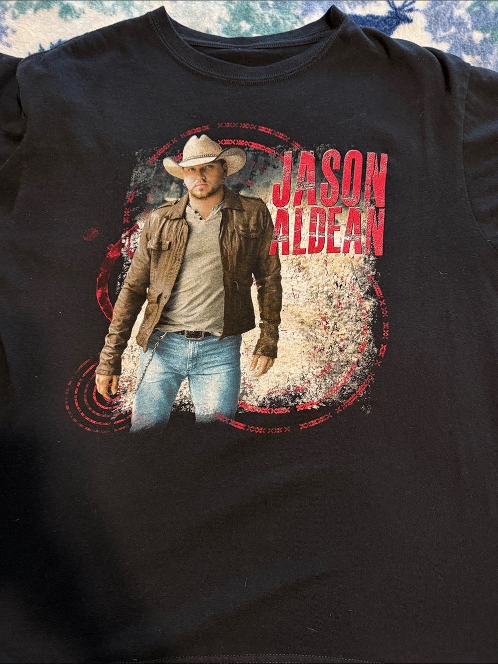 Jason Aldean Graphic Short Sleeve Tee - Black